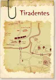 Mapa Tiradentes MG